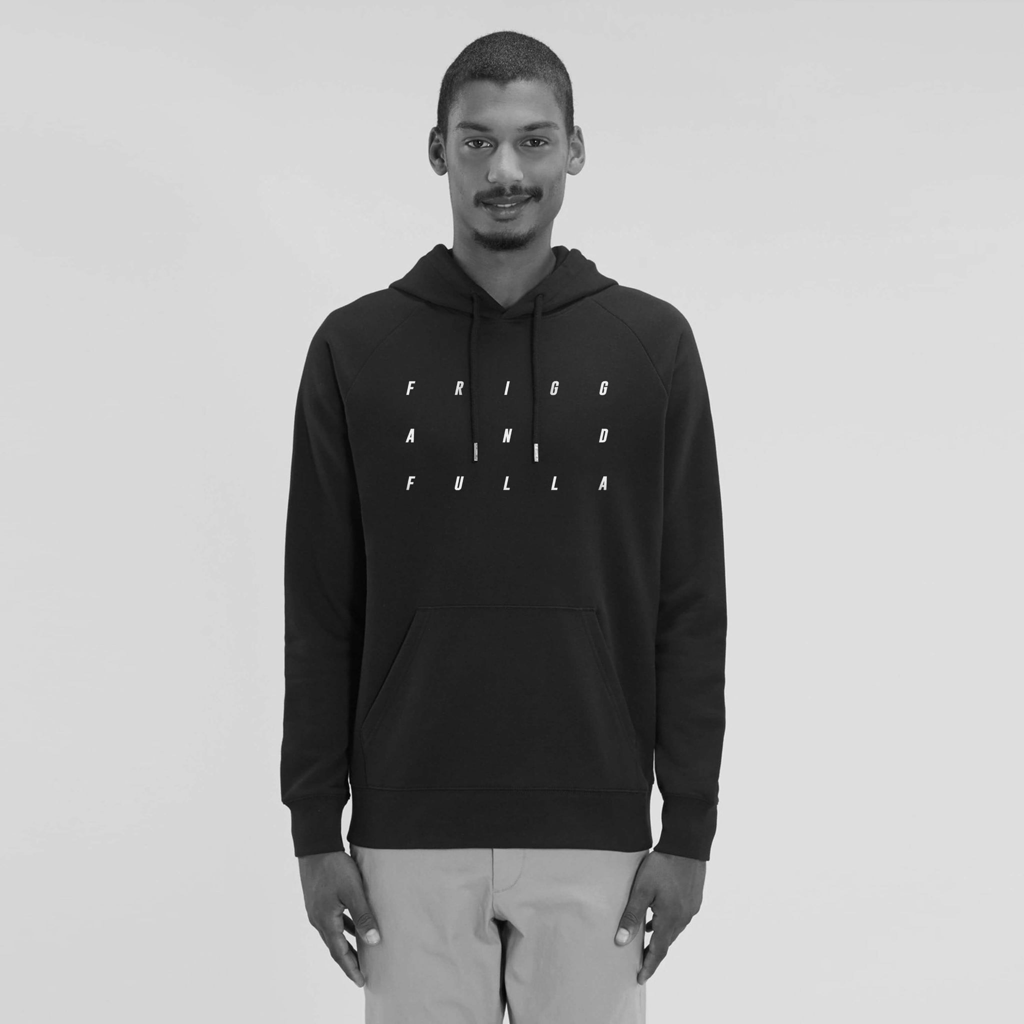 F&F Letters Hoodie - Black