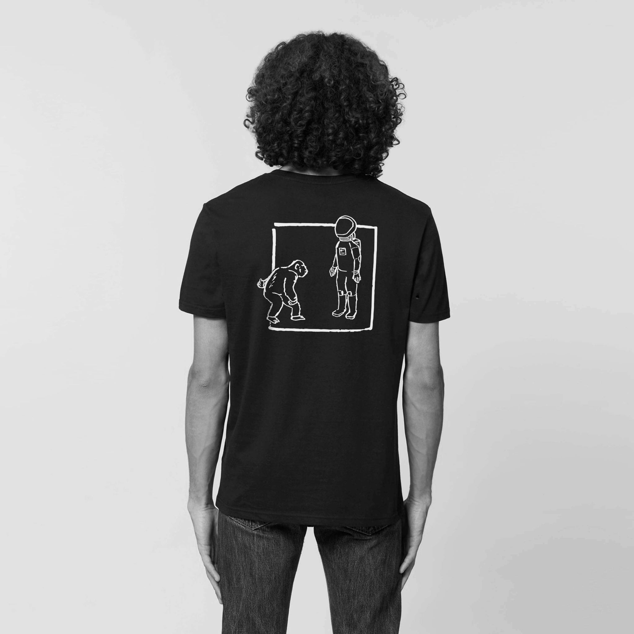 F&F Spacechimp T-Shirt - Black